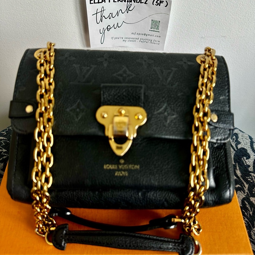 Louis Vuitton Vavin Handbag Monogram Empreinte Leather BB